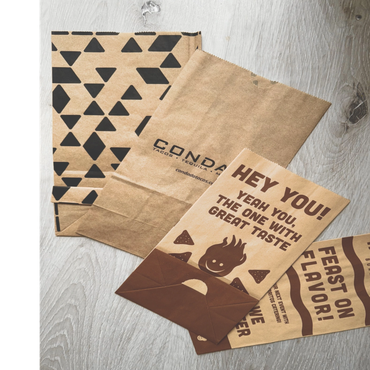 Custom printed Kraft paper food bags