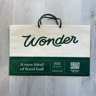Custom printed paper carry bag