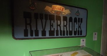 Riverrock's display at KC's Union Station 2012-2013 "We Want to Rock" exhibit.