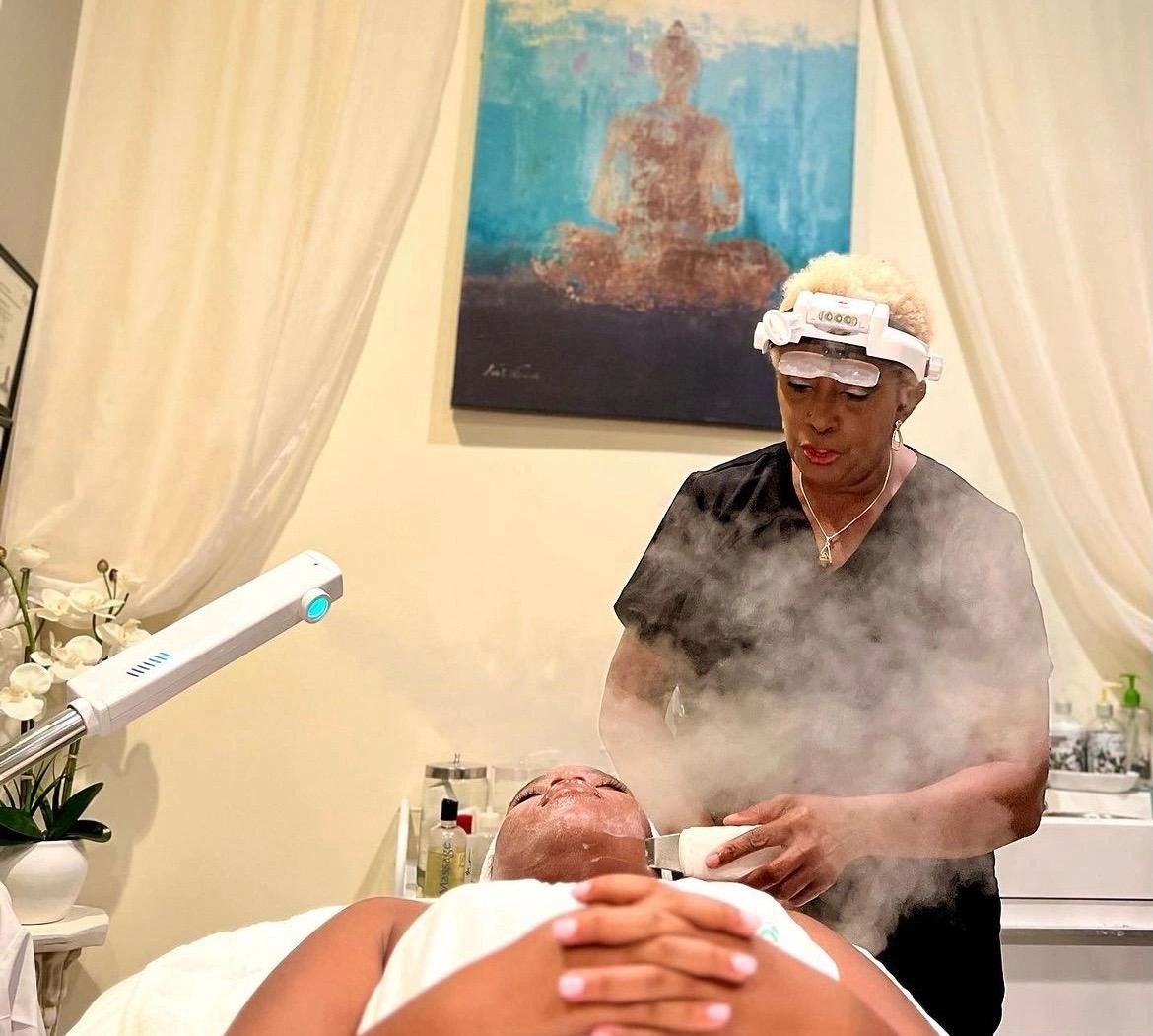 Teens facial on cleansing hydration addressing skin concerns during adolescence, acne and oiliness.