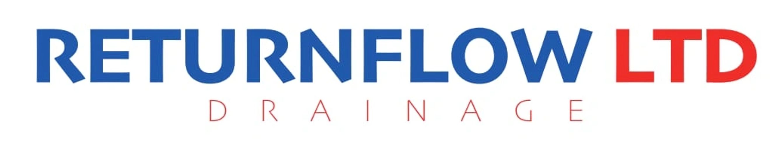 Blue and red logo stating the companies name on a white background