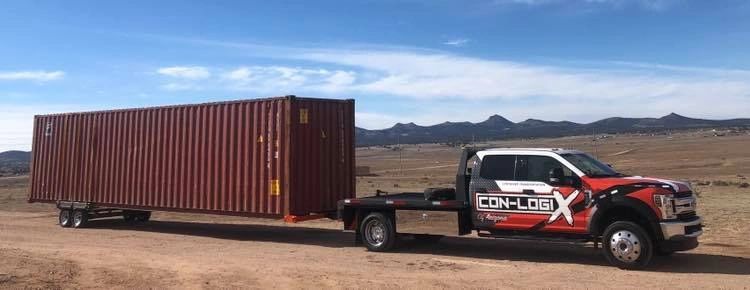 shipping container trailer