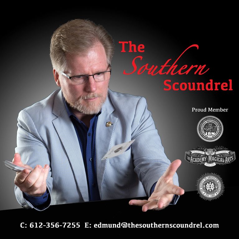 Edmund Apperson Magician Greenville SC
International Brotherhood of Magician The Southern Scoundrel