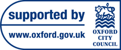 Supported by Oxford city council logo