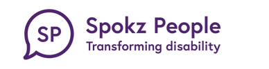 Spokz people disability charity logo