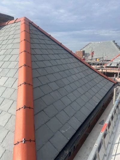 Putting the roof on a project in our rental portfolio