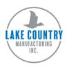 Logo of Lake Country Manufacturing Inc. with a flying bird illustration.