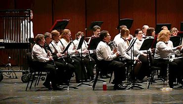 A concert at Clarkston HIgh School.