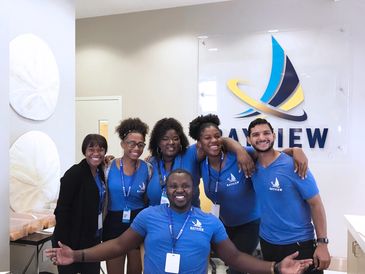 Group photo of Bayview employees