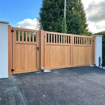 Bespoke range of aluminium driveway gates in Gloucestershire, Wiltshire and Bristol