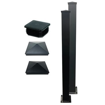 Aluminium gate posts