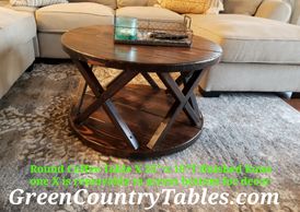 Round coffee table