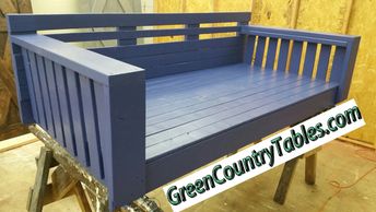 Desks, 
Bookshelves, 
Kitchen Islands
Swings, 
Flags, 
Trunks, 
Mud bench / Hall Tree
Rustic Sofa,