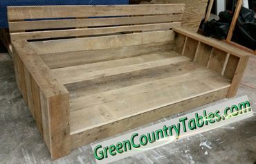 Made from Barn Wood customer supplied...it was heavy!