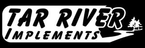 Logo for Tar River Implements with a river and tree graphic.