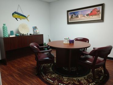 Mediation session room