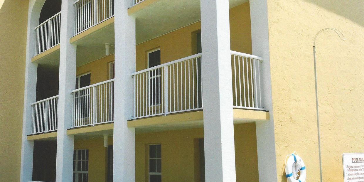 Commercial concrete restoration of a condominium balcony