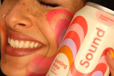 Sparkling water lifestyle shots.