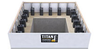 Titan cigar humidifier box with multiple humidifiers.