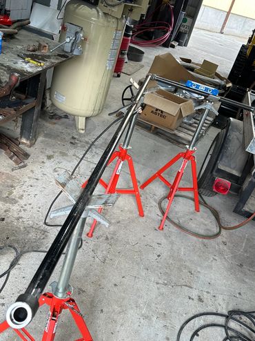 Diesel line piping job at C.W. Mathews Contracting Co.