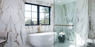 Royal Stone has a large porcelain slab yard in Los Angeles with Italian porcelain slabs from Antolin