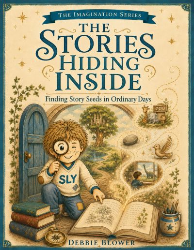 *The Stories Hiding Inside: Finding Story Seeds in Ordinary Days* by Debbie Blower, featuring Sly th