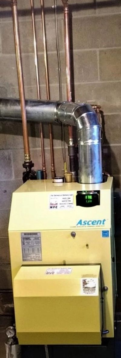 System 2000 heating oil Boiler installation by Twitchell Fuel
