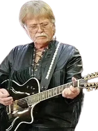 As an entertainer, Gary David Reece has a great relationship with his many guitars.