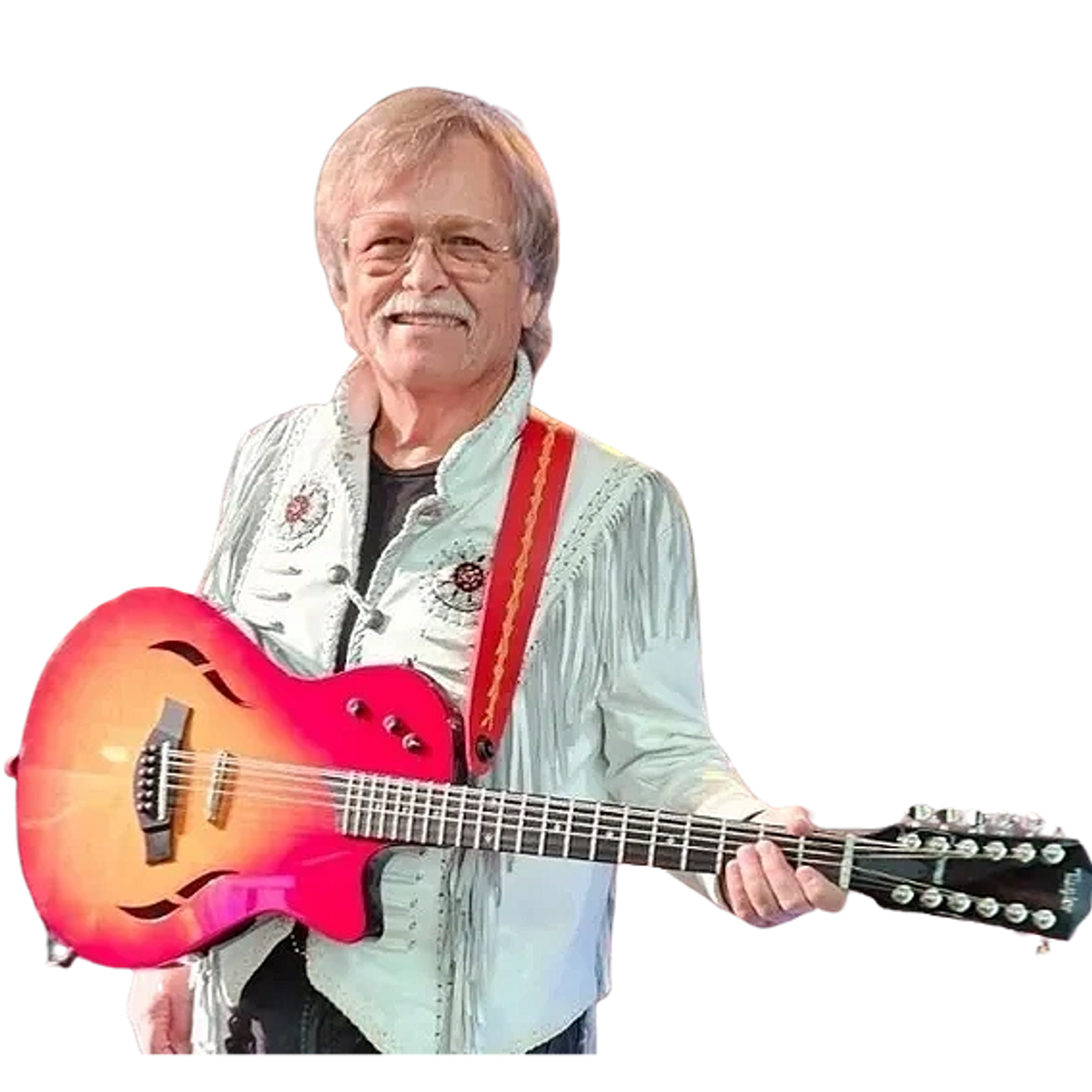 Gary David Reece with his Rickenbacker 330 12-string guitar.