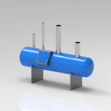 Horizontal Oil Pot