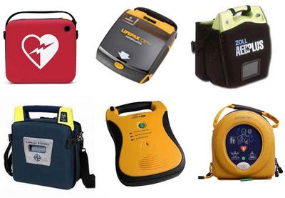 AEDs - Phillips, Zoll, Heartsine, Stryker, Defibtech, Lifepak