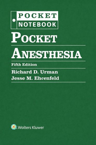Pocket Anesthesia Pocket Notebook
