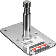 Functions very much the same way as a Baby Plate, but it's made with a heavier plate and a 1-1/8" Po