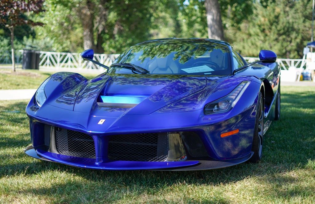 Blue Ferrari Laferrari
