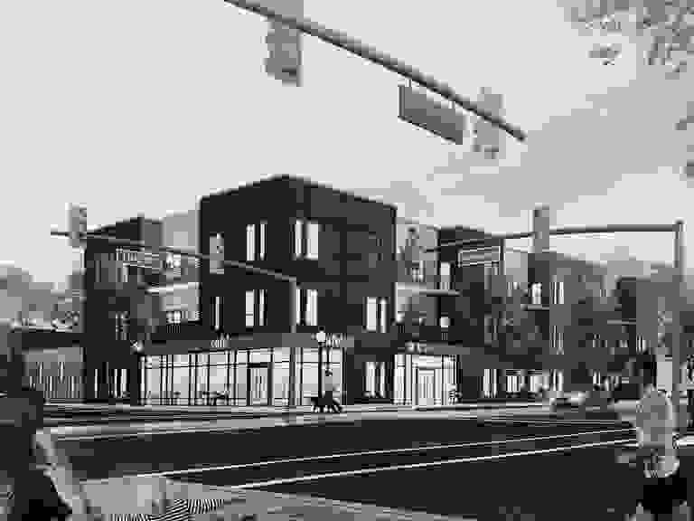 Rendering of the Van Buren Flats