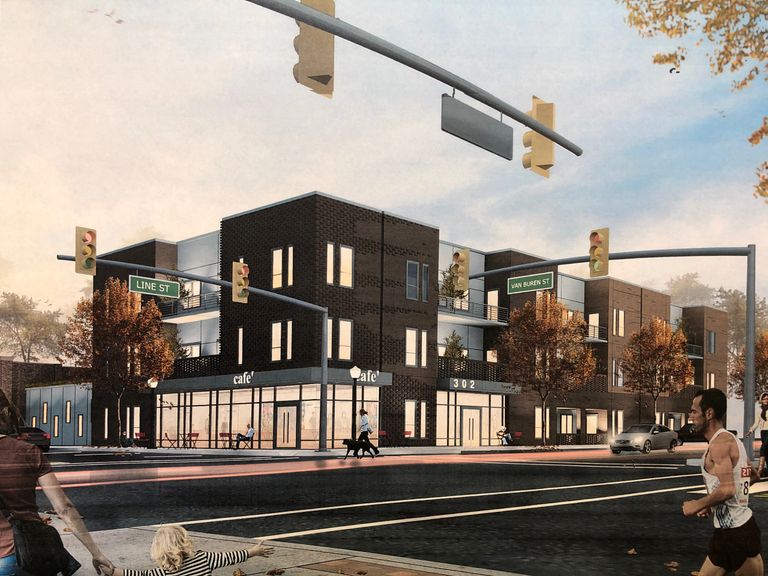 Rendering of the Van Buren Flats