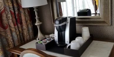 Luxury Hotel Coffee Trays in Your Choice of Size and Color