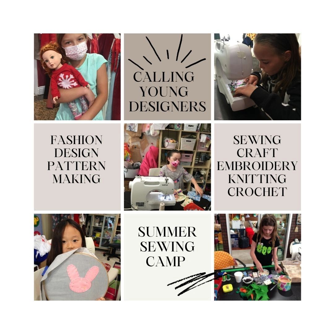 summer camp for kids
sewing camp for kids 
sewing 101
Torrance
Palos Verdes
Redondo beach
South Bay