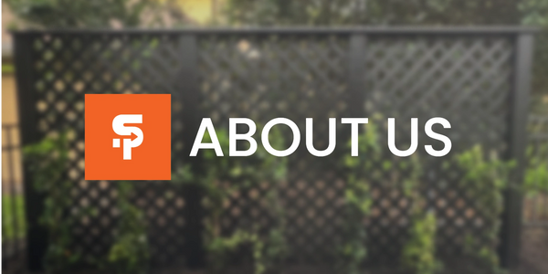 A blurred version of a lattice with jasmine job we did in Jacksonville, Fl. With our company logo ov