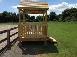 Pavillion for judge's stand-huge thanks to Eagle Scout Thomas Windus.