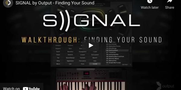 SIRMA explains how you can customize presets in Output's SIGNAL.
