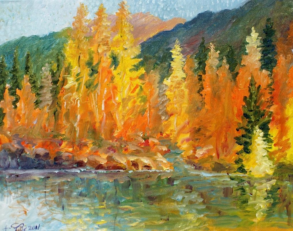 As an artist trying to capture the beauty of the land, surrounding plants and animals is enjoyable a
