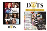Two magazine covers featuring diverse women and beauty themes.