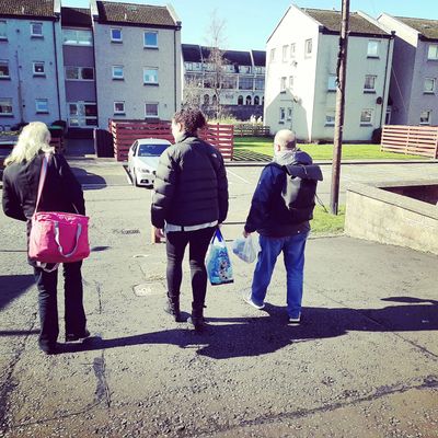 Peer Workers heading out to do some outreach to those on the street.