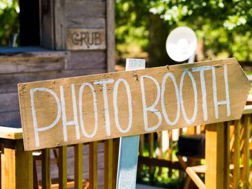 photo booth sign