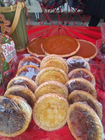 Big Mama's famous homemade pies! Big or small, eat them all!