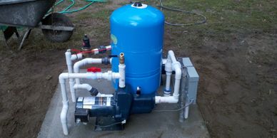 Irrigation pump system