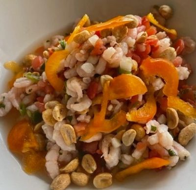 EASY PEANUTTY CEVICHE * A CANJE AUSTIN TEXAS REBOOT