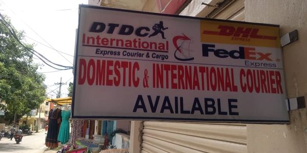 DTDC courier , DHL express, FedEX courier 