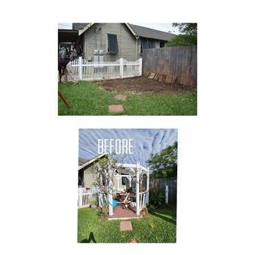 Outdoor gazebo demolition and debris hauling away lakeview New Orleans